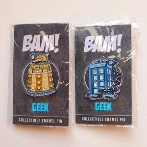 Doctor Who Enamel Pin Set